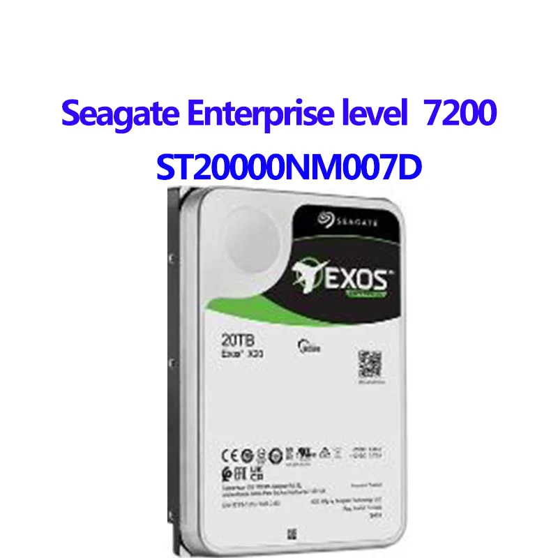 

Жесткий диск ST20000NM007D ST20000NM000D SEAGATE EXOS X20 20 ТБ 7200 об/мин 256 Мб 6 Гб/с SATA 3,5 дюйма