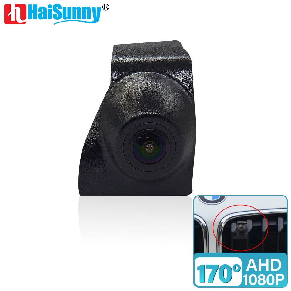 

HaiSunny HD Auto Car Front View Camera For BMW X2 F39 2017 2018 2019 2020 Night Vision 170 ° Fisheye CVBS AHD 1080P Waterproof