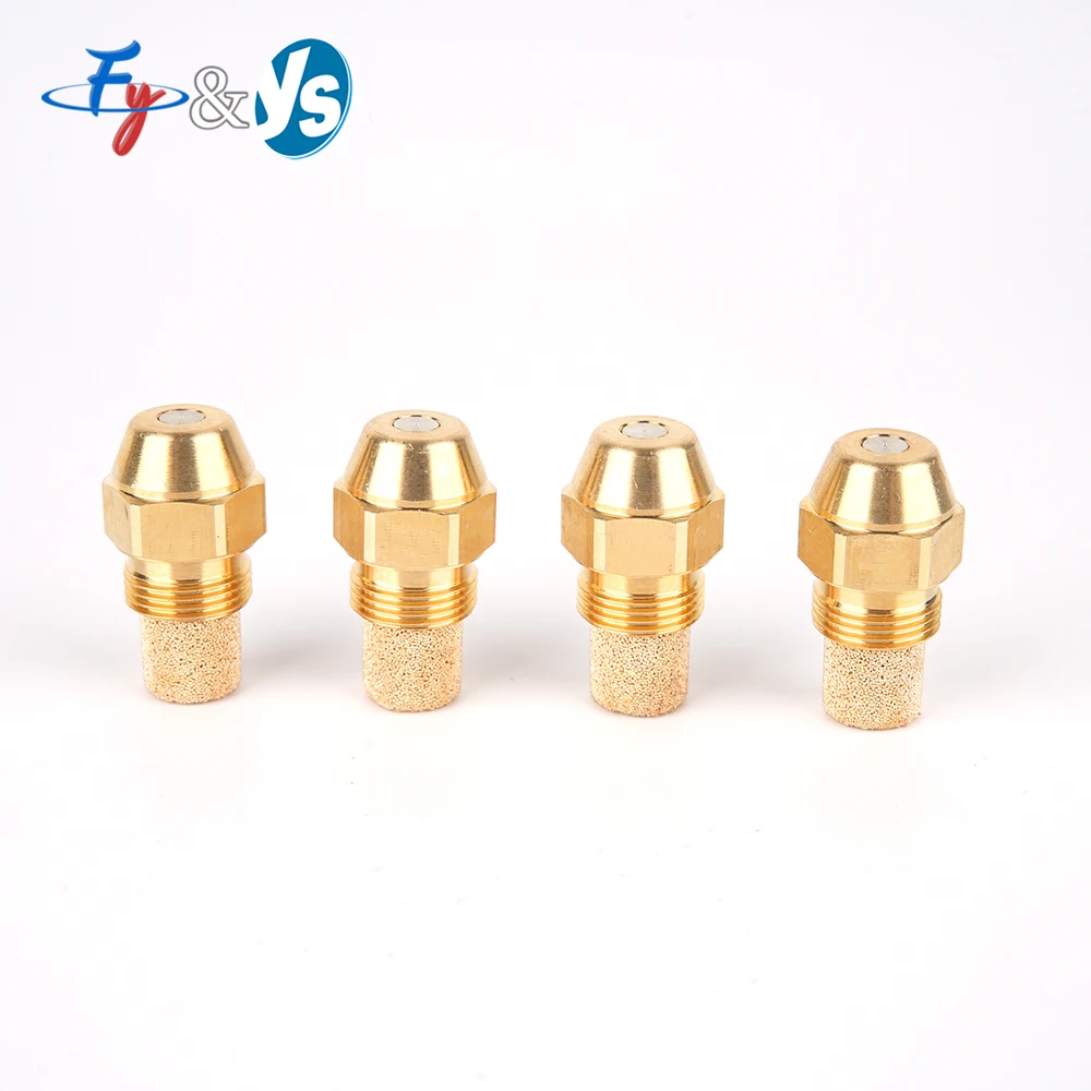 45Degree Diesel Fuel Jet Brass Oil Nozzle Burner, Methanol Diesel Combustion Engine 45 Degree Nozzle, Tap Water Atomizing Nozzle