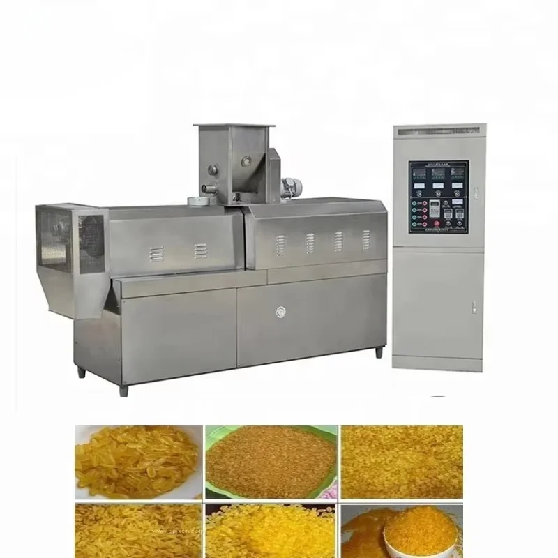 Panko Bread Crumbs Making Machine Automatic Double Screw Bread Crumb Production Line Breading Crumbs Grinding Machine