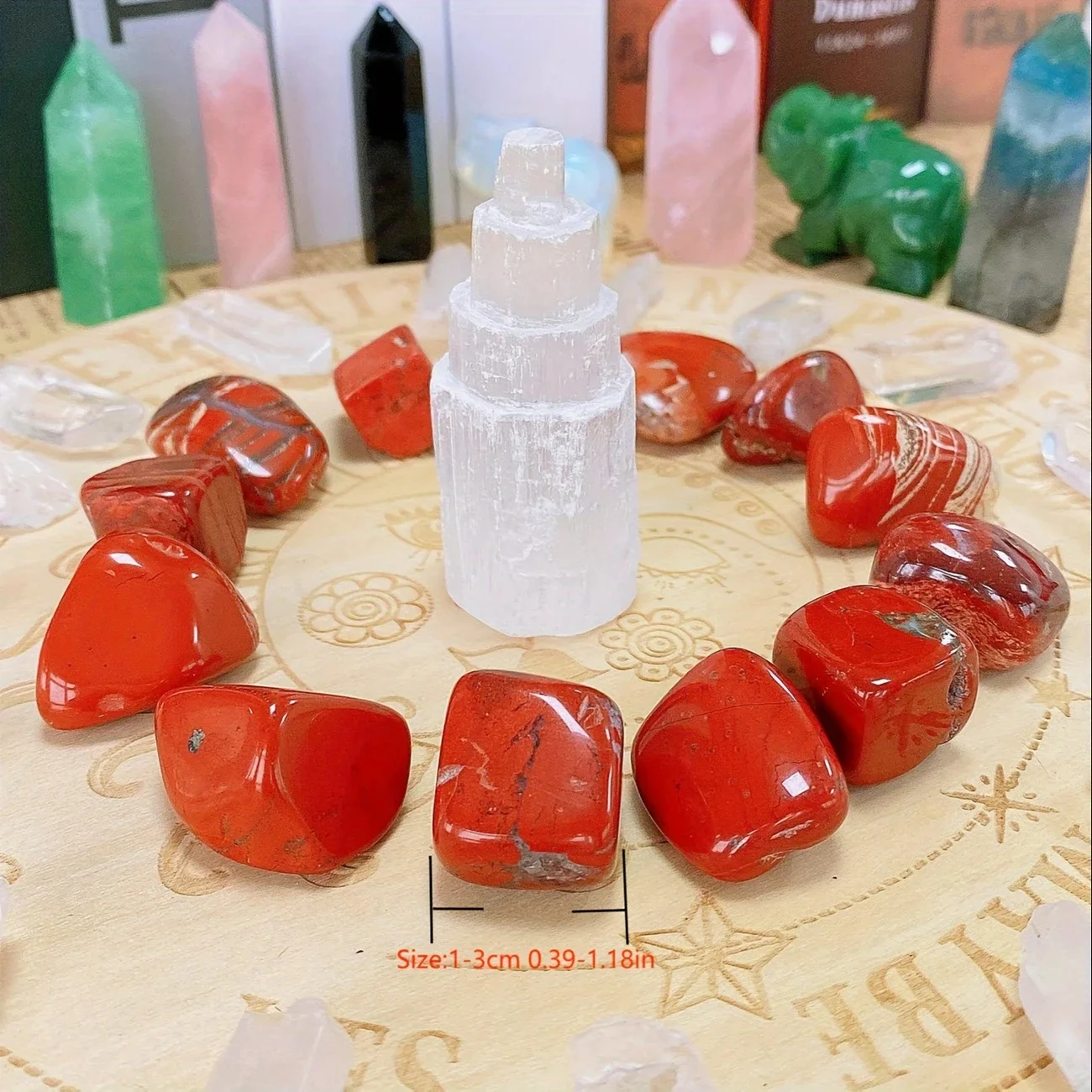50g/100g/200g Elegant Red Jasp - огляд і ціна Bonsai Rock Garden