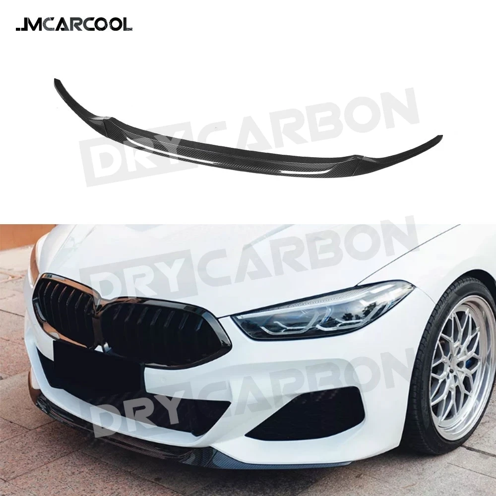 

Dry Carbon Fiber Front Bumper Lip Spoiler Splitters For BMW 8 Series G14 G15 G16 2018-2022 Car Tuning Styling Front Lip Diffuser