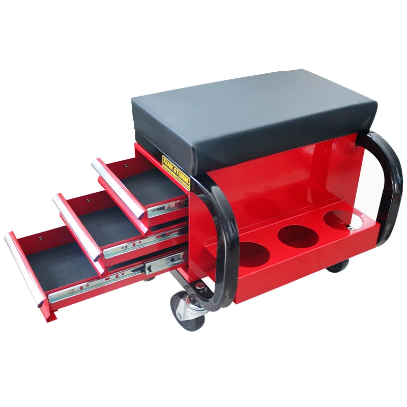 Car Repair Stool Work stool Auto Repair Car Maintenance Tools Multi-Function Car Repair Car Seat Tool Box