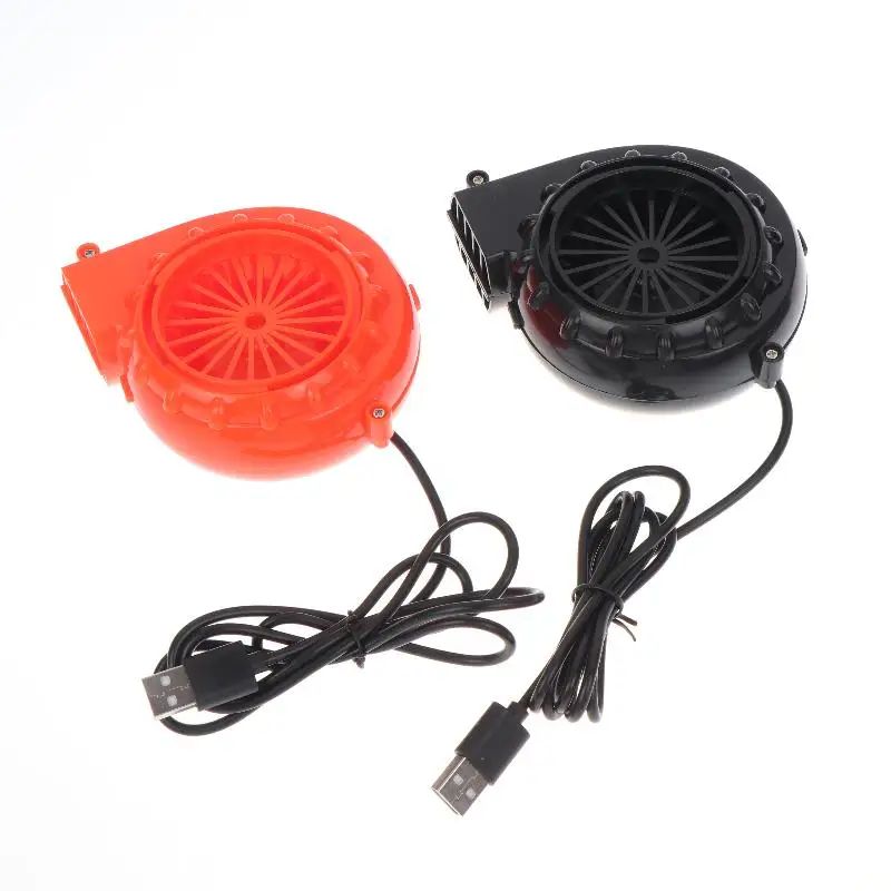 Rechargeable USB Battery Blower Fan Portable Quick Cooling Fan for Inflatable Cosplay Costume Outdoor Events