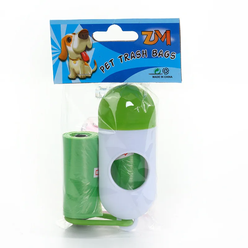 Pet Dog Cat Newest Mini Container Pet Excrement Bag Plus Bag Dog Poop Bag Waste Bags Dispenser Holder Outdoor Home Clean Garbage