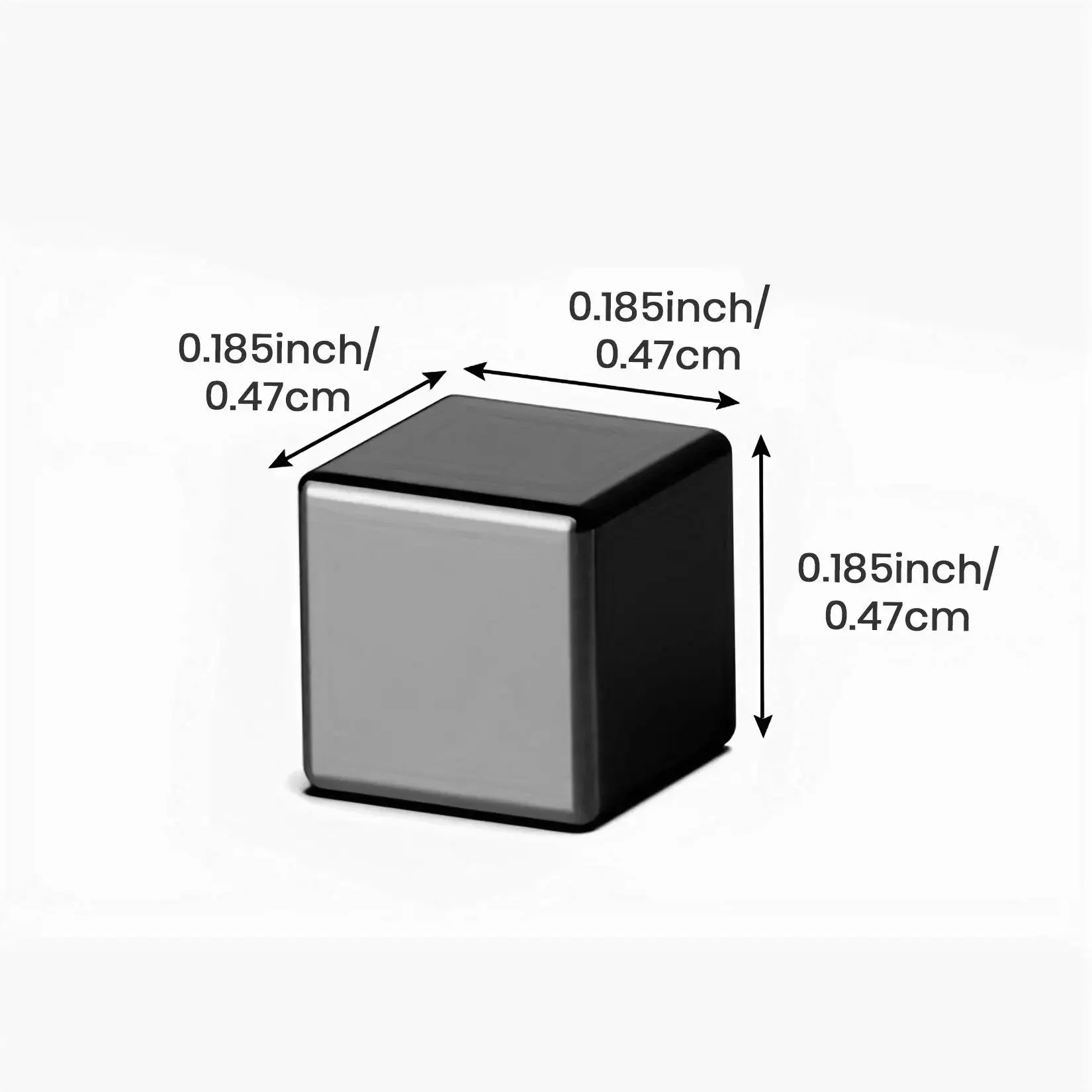 5x5x5mm Black Square Magnet,Small Strong Neodymium Magnets, Perfect for DIY enthusiasts, crafters, and hobbyists