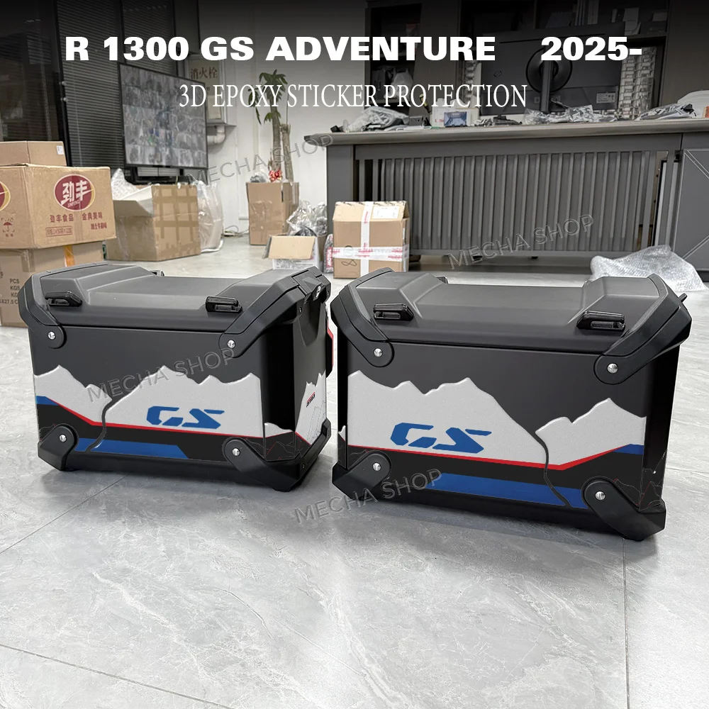 2025 For R1300GS ADV GS1300 Adventure Suitcase Kit R1300GSA Accessories Motorcycles Luggage 3D Sticker Protection Decal