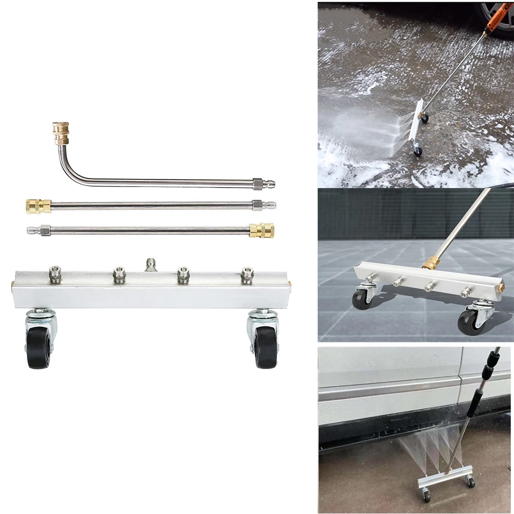 35cm Vehicle Chassis Cleaning Tool, Vehicle Chassis Road Cleaning Machine, High-pressure car wash water broom