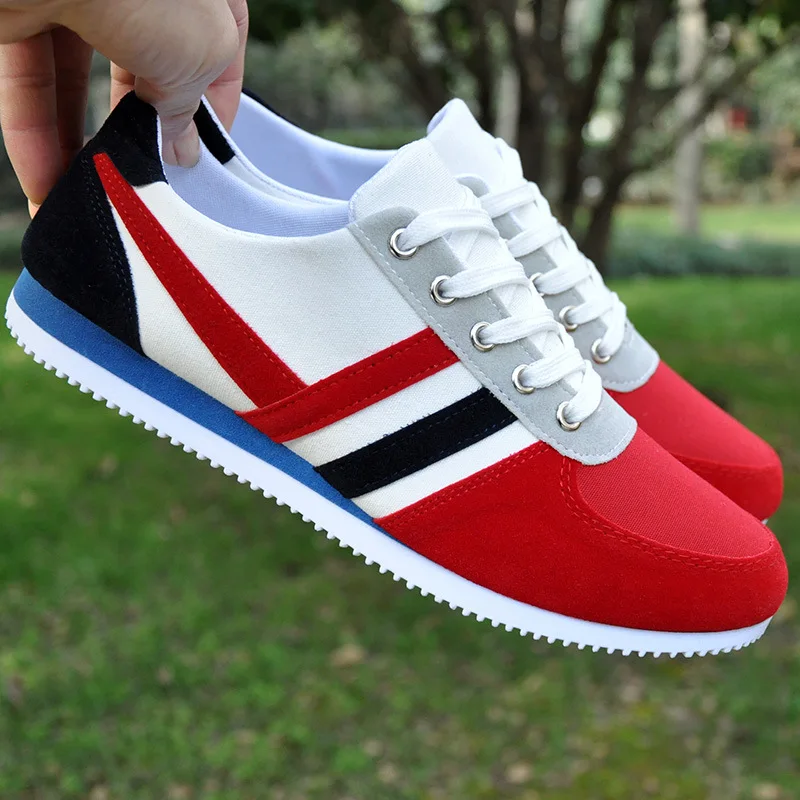 Chaussures en toile à semelle souple pour hommes, chaussures de tennis décontractées pour hommes, entraîneur de chaussures, chaussure de course pour
