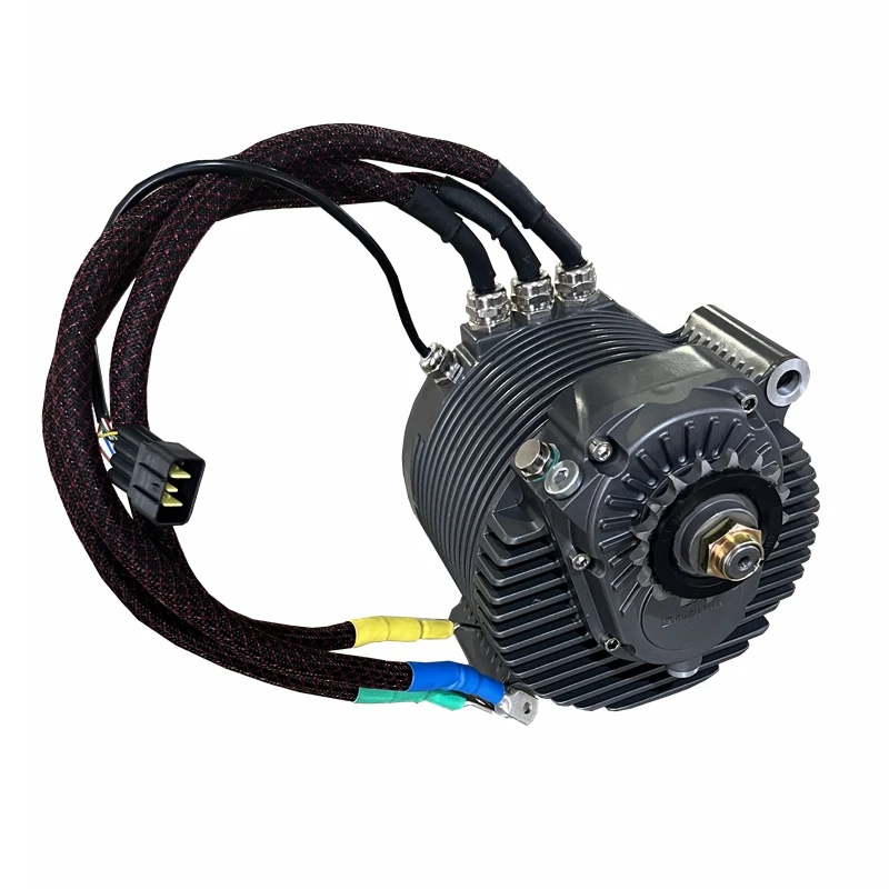 NBpower 72V 12kw Mid Drive Motor Peak 24kw For Adult Electric Motorcycle Dirt Bike Cart with ND721200 Controller Pedal Throttle