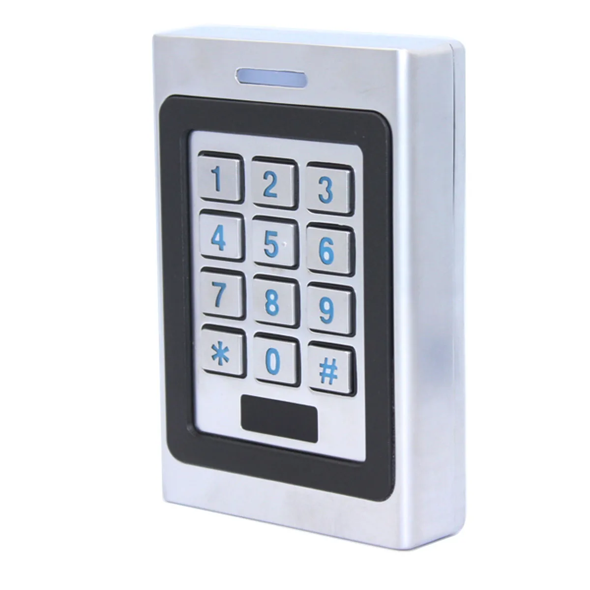 

IP67 водонепроницаемая автономная система контроля доступа с клавиатурой RFID, дверной замок 125 кГц, EM карта, металлический считыватель для входной двери, 2000 пользователей
