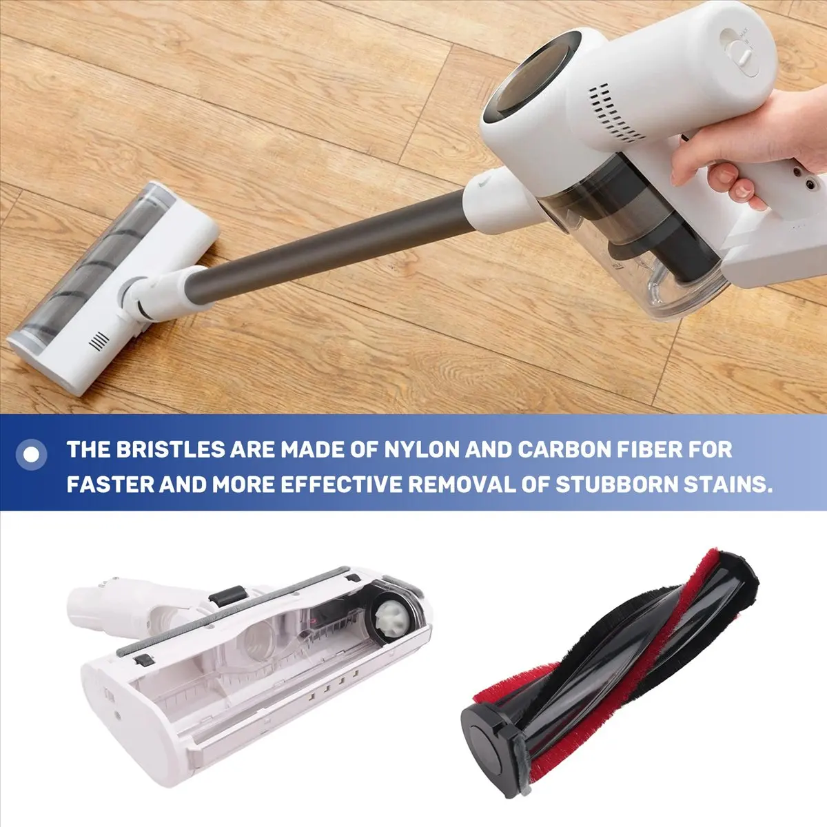 Wholesale11 For K10/G10 1C/ V8/V9B/V9P/G9 Vacuum Cleaner Electric Floor Brush Head LED Light Cleaning Brush