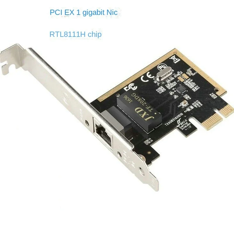 

Сетевая карта PCI-E PCI Express, 1 порт RJ45, гигабитная сетевая карта realtek 8111H win 7, Ethernet для ноутбука