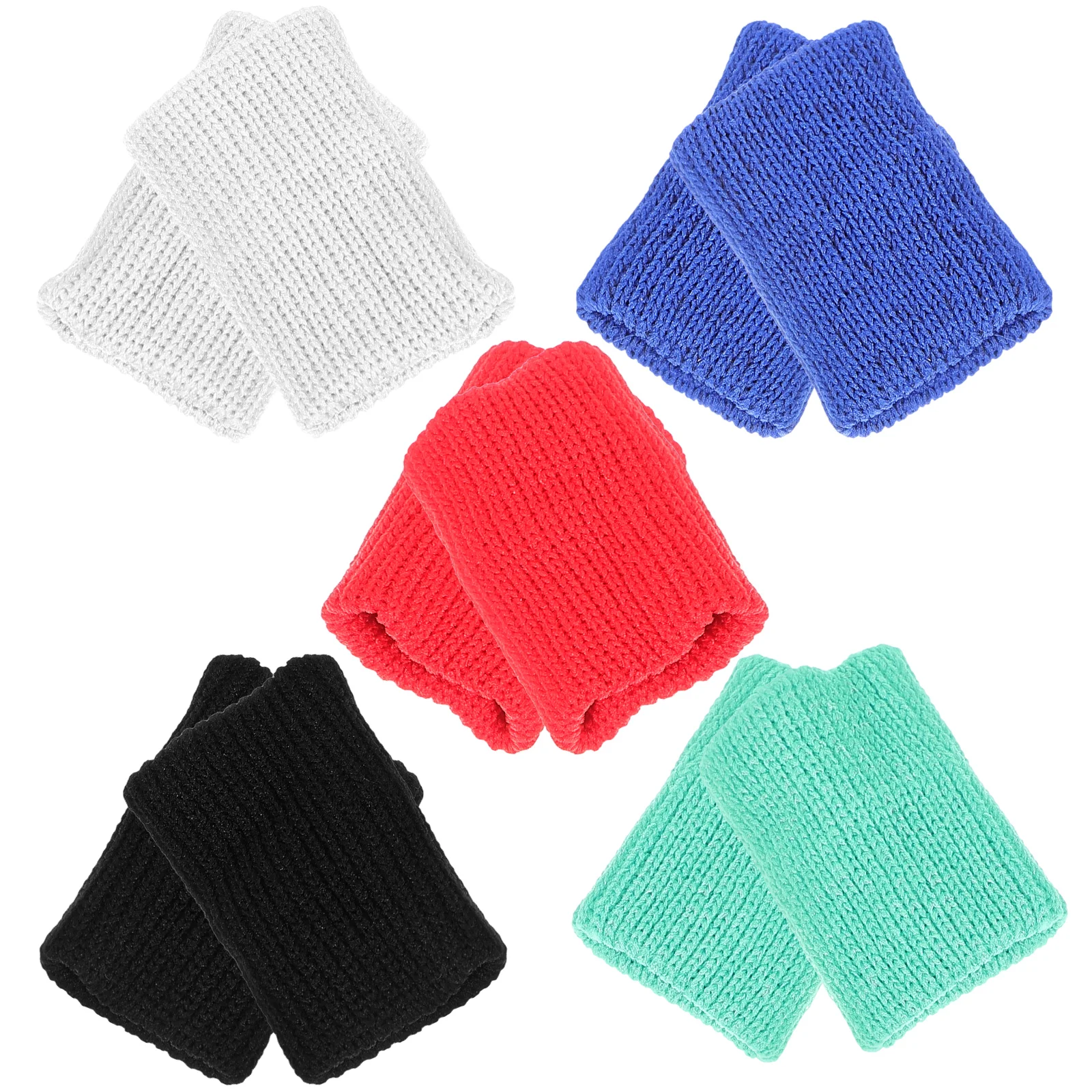 

10pcs Finger Protector Sleeves for Drumming Neoprene Accessories Soft Comfortable Protective Covers Random Color