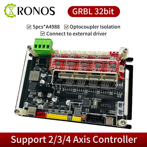 GRBL 4 Axis CNC Controller with USB Driver CRONOS