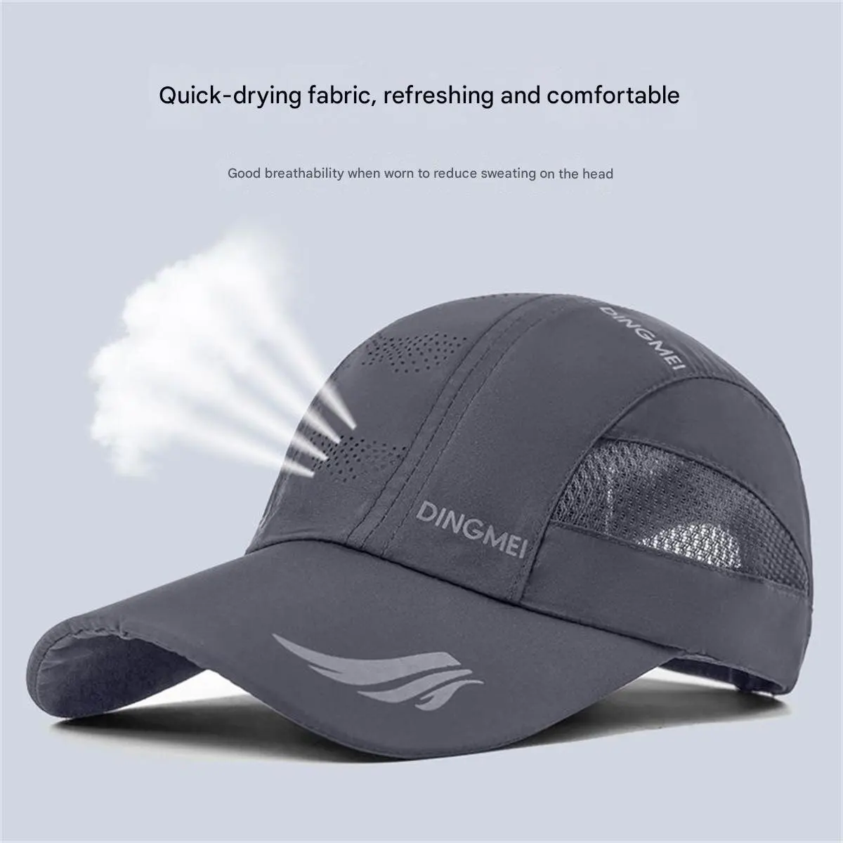 Hat men and women summer quick-drying baseball cap thin sunshade sun protection duckbill cap summer outdoor sports sun hat