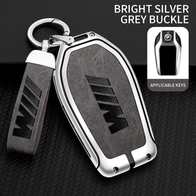 M Emblem Car Key Case Cover Shell for BMW LED Display G30 G12 G11 G32 G31 5 7 Series I8 I12 G01 X3 X4 G02 G05 X5 G07 X7 Keychain view 5