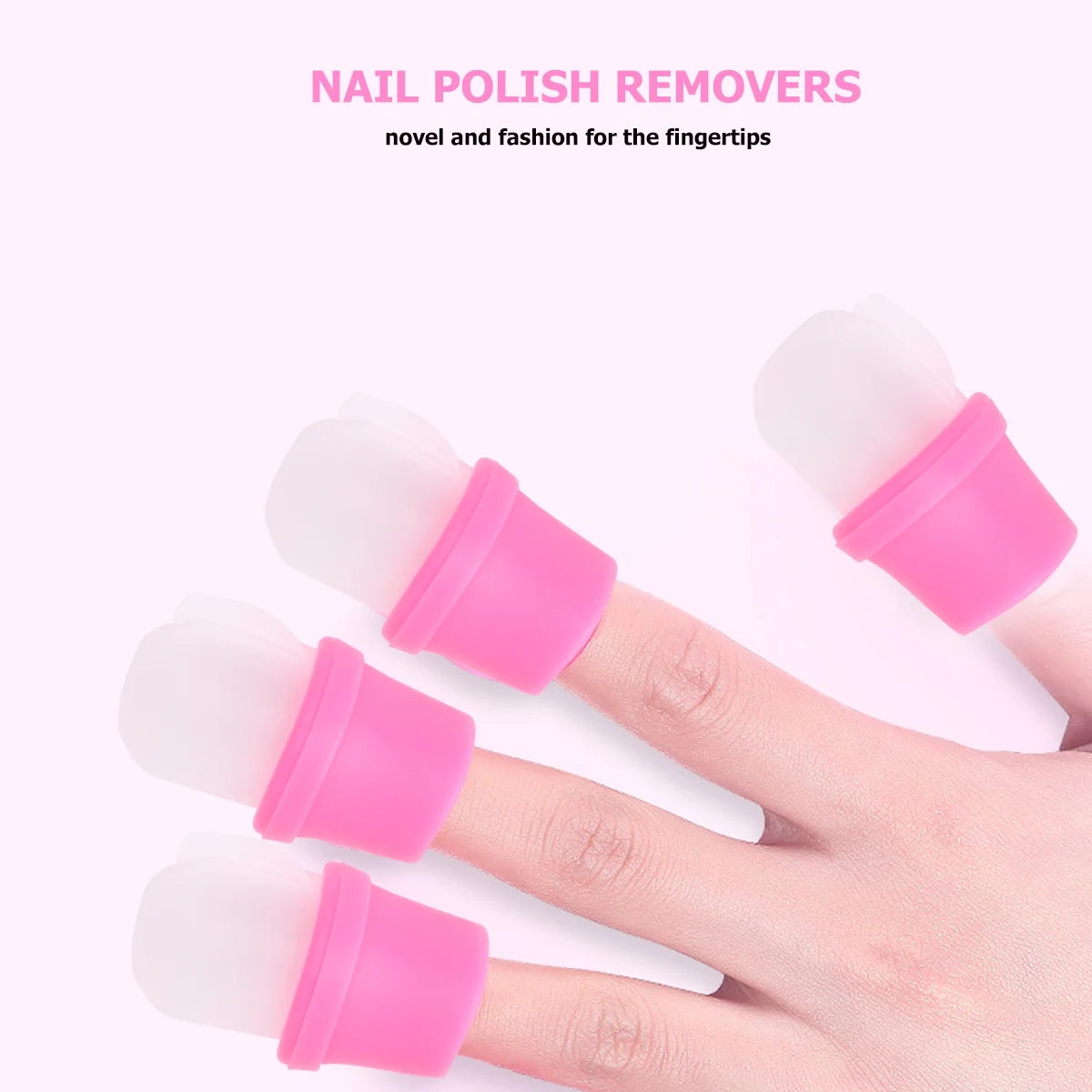 10 PCS Nail Nails Supplies Polish Remover Gel Soaker Covers Removing Removers Manicure Tools Barreled