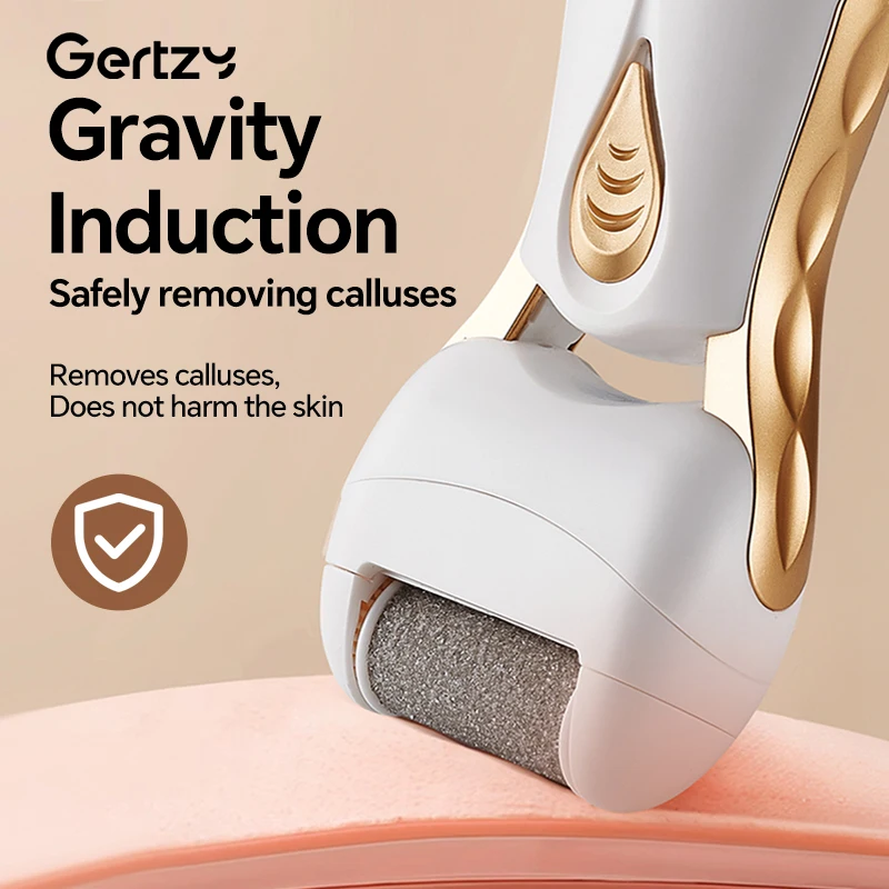 USB Powered Callus Remover with Adjustable Speeds Rechargeable Electric Foot Grinder - for Men & Women's Pedicure and Self-Care