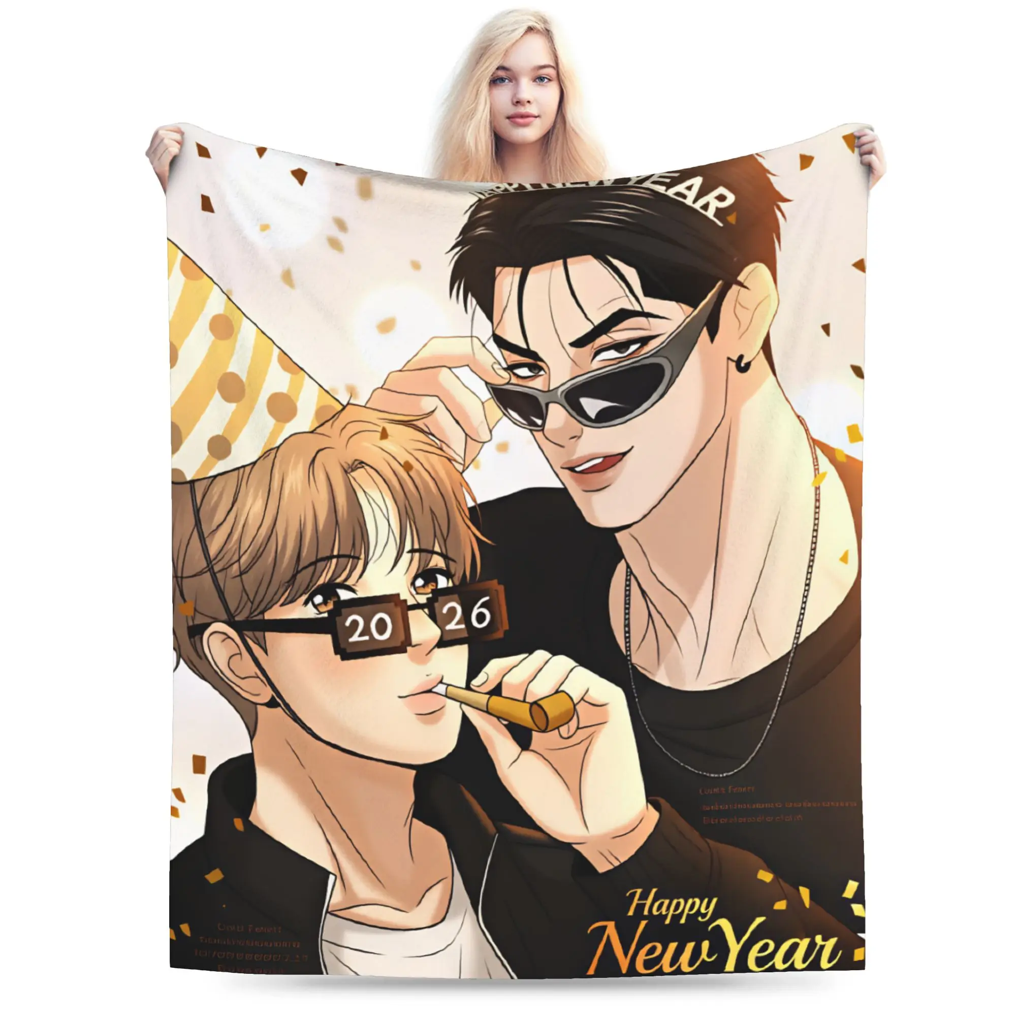 Bl Manhwa Jinx Joo Jaekyung   Blankets  Super Soft Aesthetic Plush Throw Adult Outdoor Flannel Bedspread Bed Cover