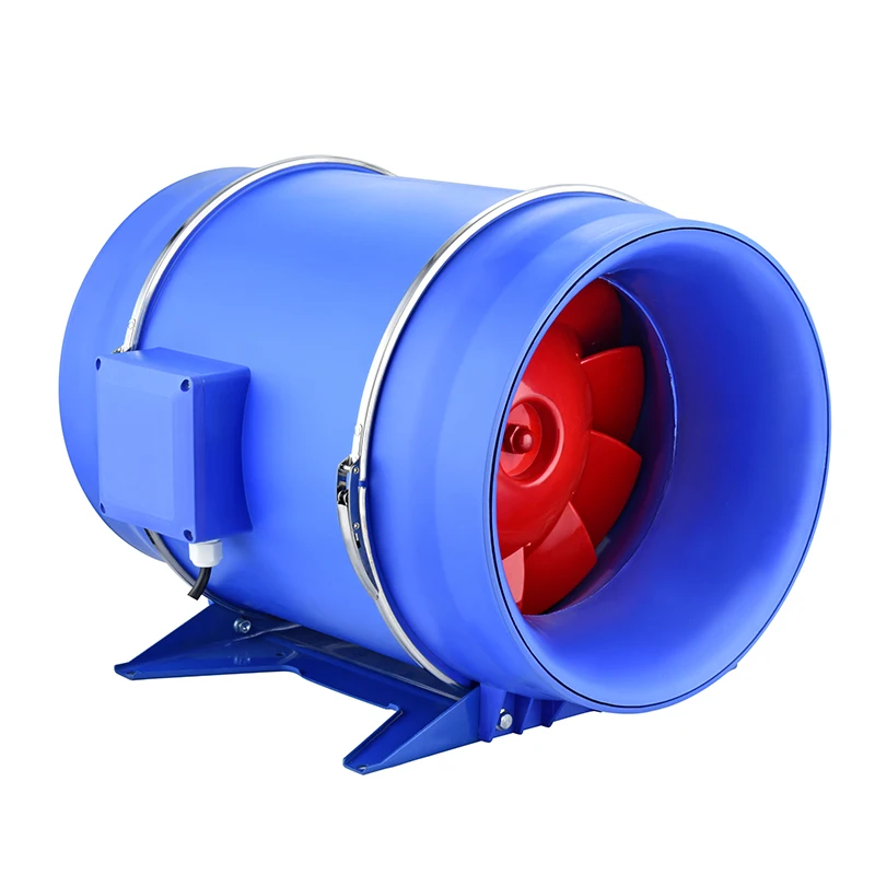 

10-дюймовый мощный промышленный вентилятор, кухонный вытяжной вентилятор, канальный вентилятор 200, бесшумный мощный вентилятор, коммерческий