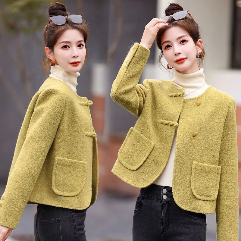 Mingyuan Xiaoxiangfeng Women's Short Coat 2024 Spring and Autumn Winter New Style This Year's Trendy Unique Super Beautiful Top
