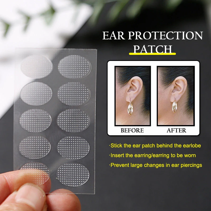 Z. 30/50/100/200 Patches Invisible Earlobes Protective Stickers For Prevent Stretched Or Torn Protective Relieve Heavy Earrings