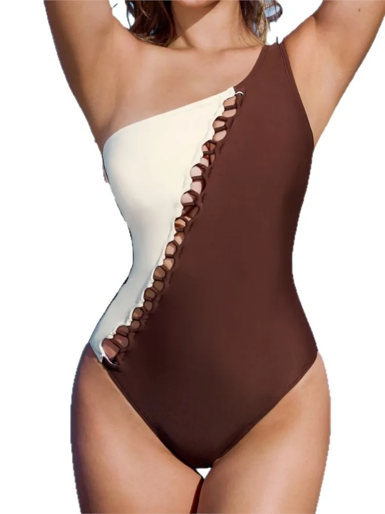 New High Waist Sexy Swimsuit Women Summer Bathing Suit Bikini Set Sleeveless Swimwear Women Beach Swimming Suit For Female 2026