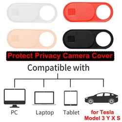 Per Tesla Modello 3 Highland 2024 Copertura per la privacy della fotocamera Modello bianco Copertura per webcam per PC Model3 Modello SXY 2023 Accessori interni