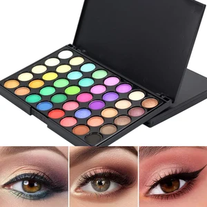 40 -Color -Glitzer -Schattenpalette, Matte, wasserdicht, langlebig, gepresst, Perlenpulver, Kosmetik, Frauenmode, Make -up 12 Hauptverkaufs -Jugend -Make -up - №9