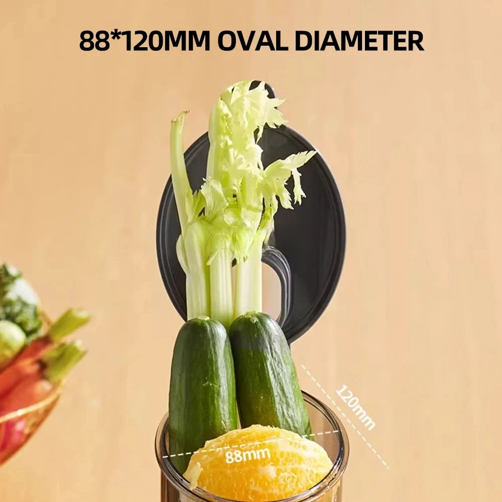 Household Large Diameter Automatic Fresh Juice Extractor Portable Blender Mixer Juicer for Kitchen Fruit Vegetable Processing