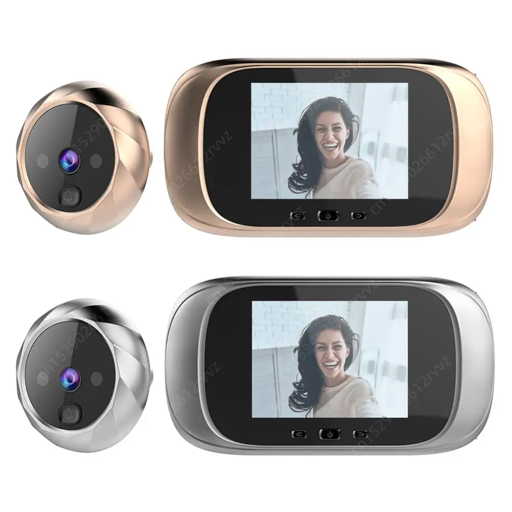 Digital LCD 2.8inch Video Doorbell Peephole Viewer Door Eye Monitoring Camera 90 Degree Doorbell Electronic Peephole Door Camera