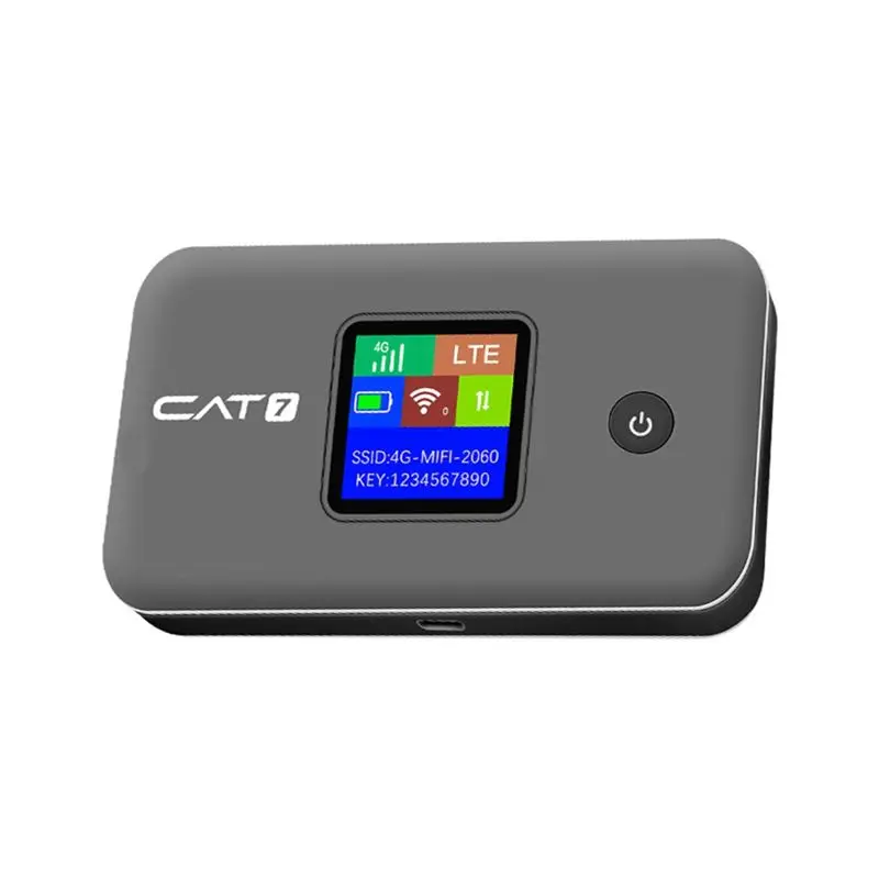 

Exquisite-Cat7 Wifi6 Mobile Router 4G LTE Wireless Router Dual Band 2.4G&5.8G 300Mbps Pocket Mifi Modem With Sim Card Slot Eu