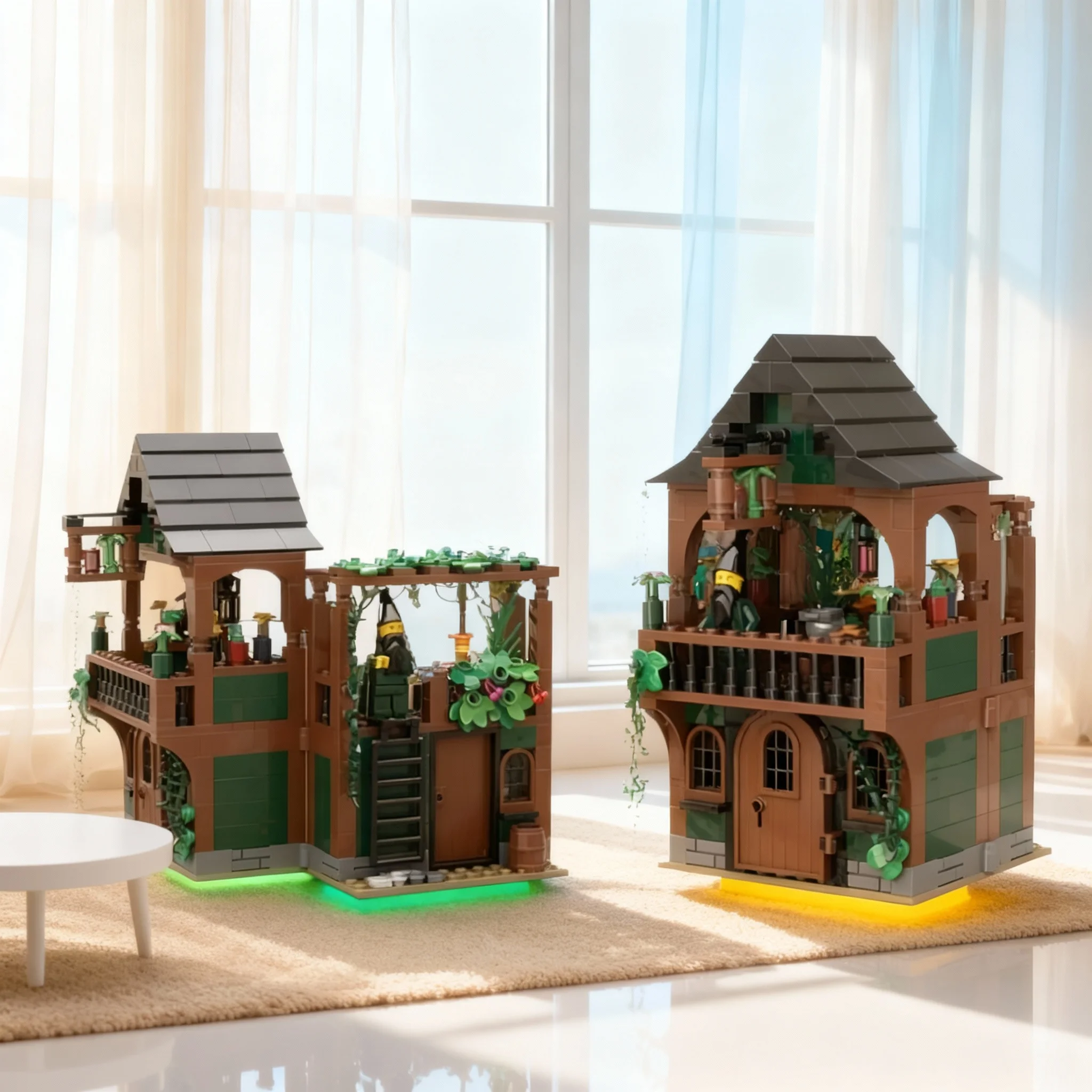 

390pcs MOC Medieval Apothecary Castle Model Building Blocks Festival Gifts Architecture DIY Creative Education Toys Idea