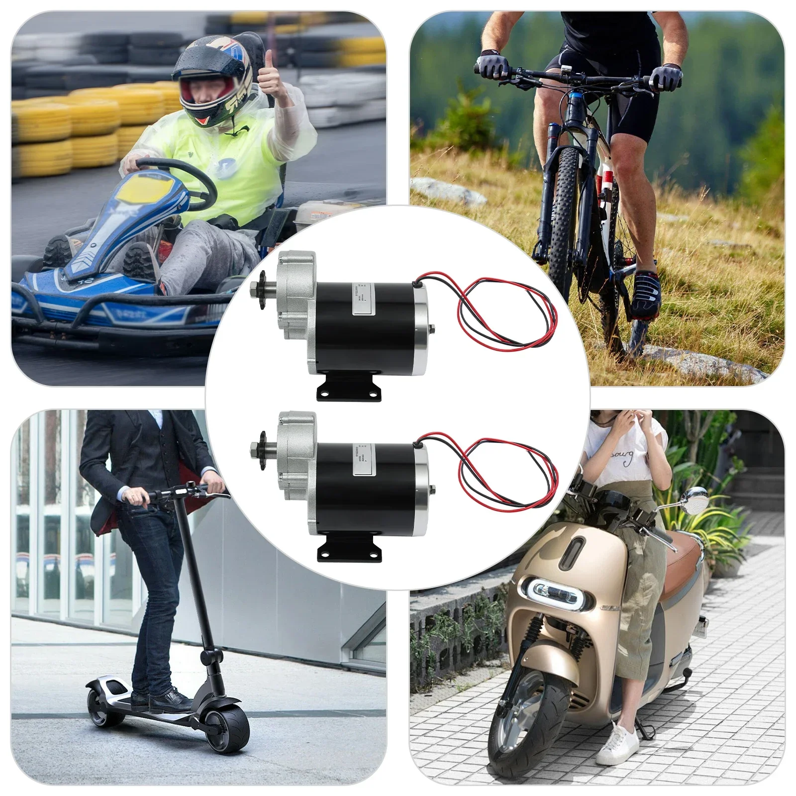 Www مادة ممتازة 600 واط تخفيض المحرك الكهربائي 36/24 فولت تيار مستمر قدرة تحميل عالية أداء ممتاز