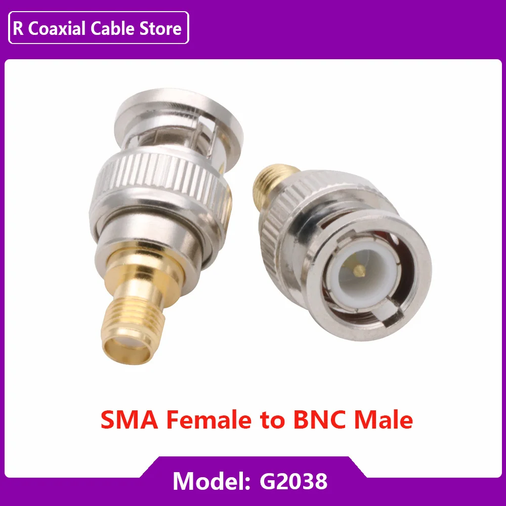 1PC SMA To TNC BNC Connector Straight Type BNC Male TNC Female To SMA Male Female RF Coaxial Adapter Test Kit Copper Brass