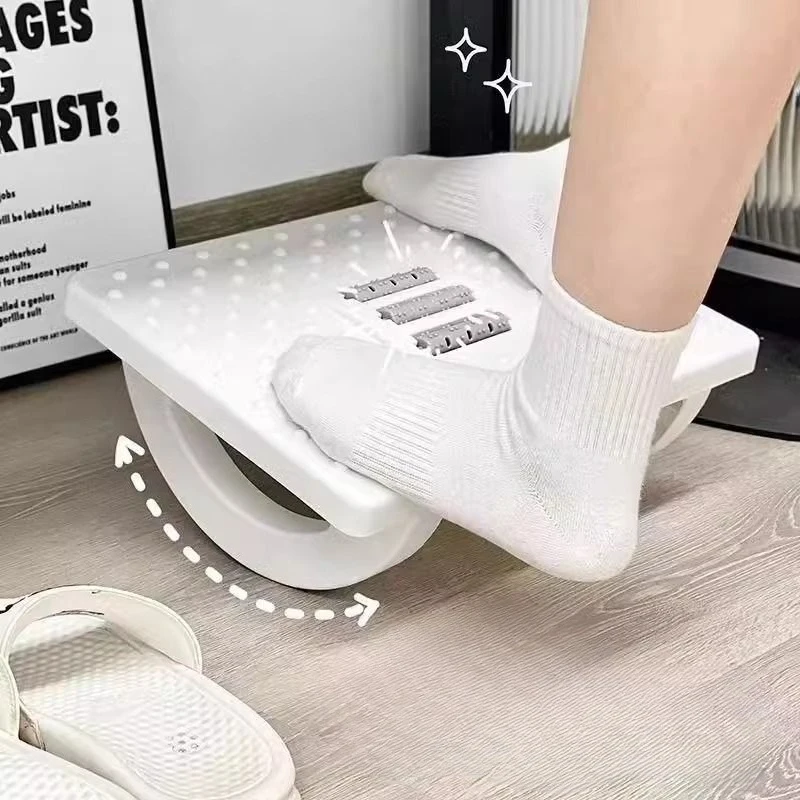 オフィス用ペダルスツール、足踏み防止、家庭用携帯性、デスク用フットレスト、リビングルーム家具、リポサピエ、エスクリトリオ、フットスツール