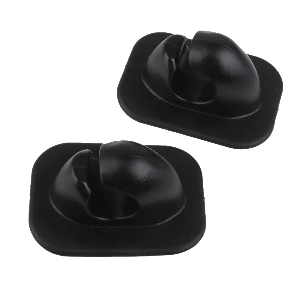 

Black PVC Paddle Hook Secure Holder Inflatable Boat Accessory for Kayaks Fishing and Water Sports