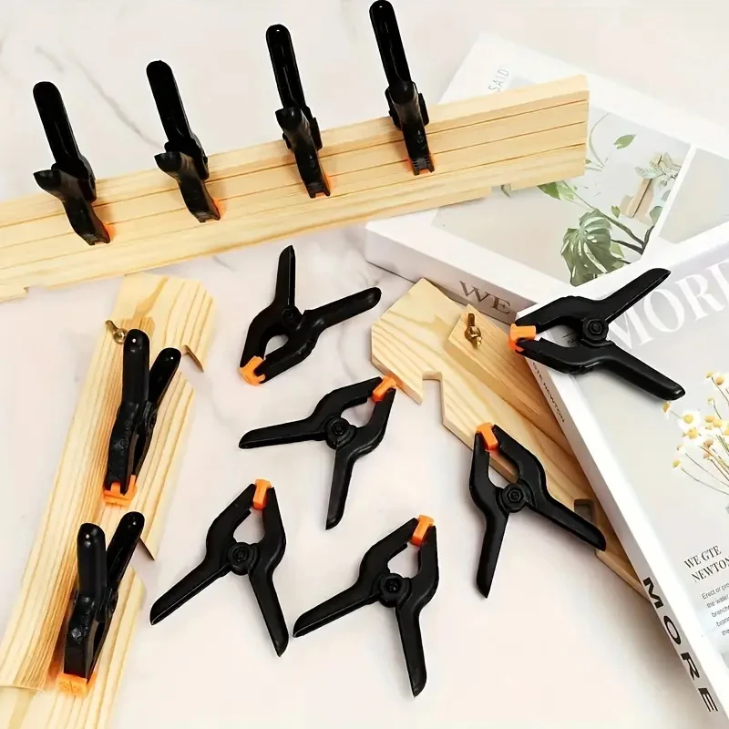 1/2/5/10pcs Spring Clip, 2Inch Small Background Clip, Plastic Clip Heavy Duty, Background Frame, Woodworking, Photography Studio