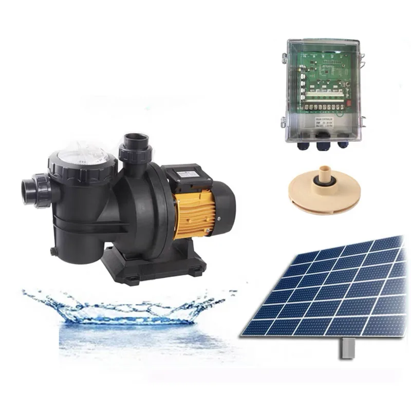 Solar Pool Pump Land Pump DC 24/4/72V Solar Portable Water Exchange Pump Photovoltaic DC Pump SJP17/15-D48/500