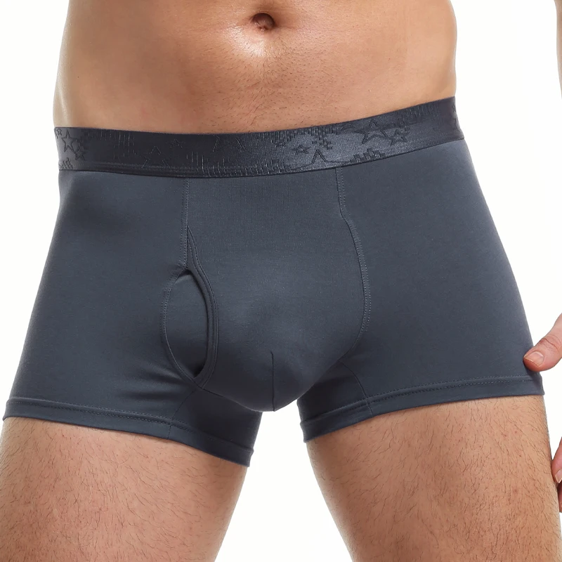 3-Pack of Men's Underwear, Men's Wholesale Factory Boxer Briefs, Boys' Pants, Comfortable and Breathable Youth Boxer Briefs, Lar
