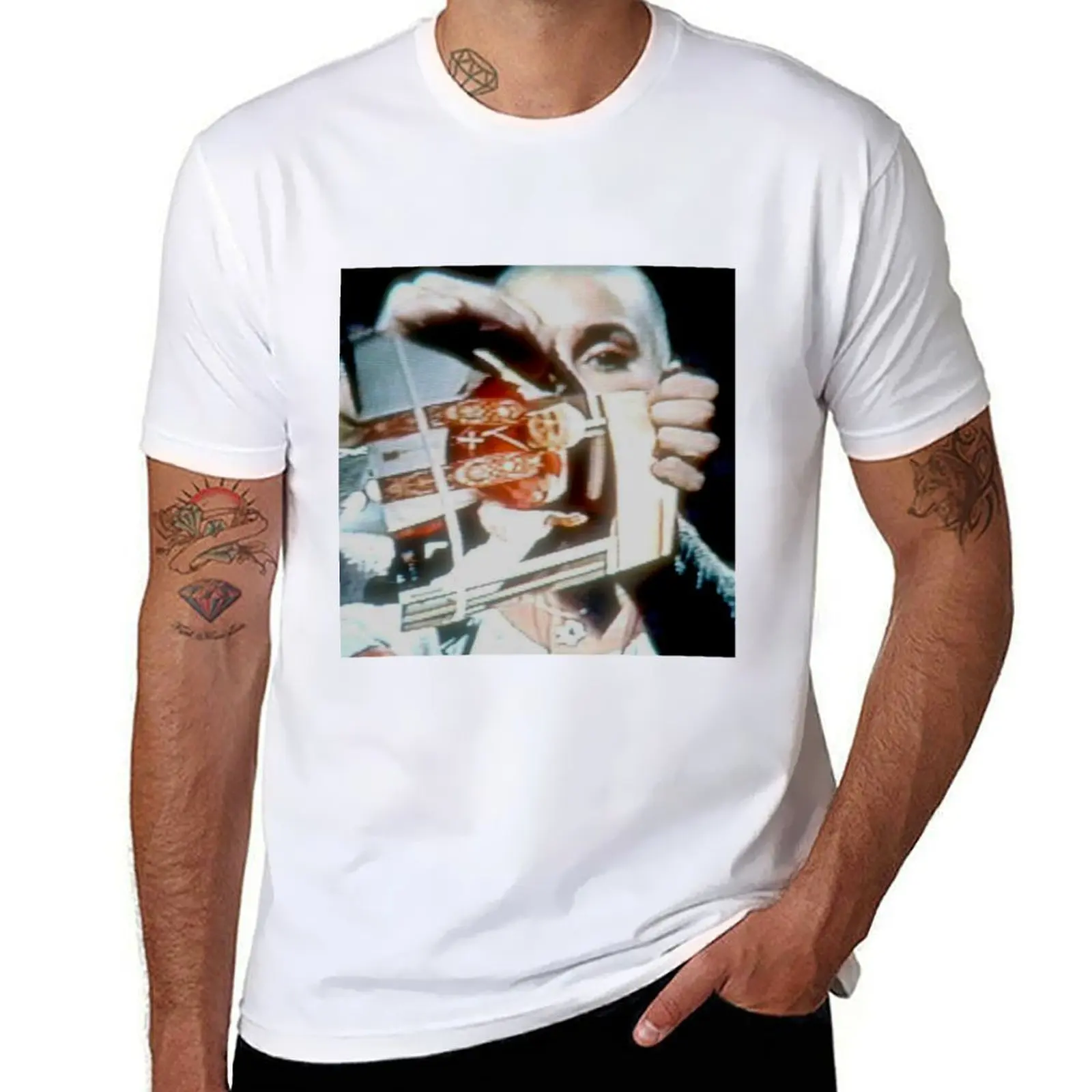 

sinead o'connor pope incident T-Shirt t shirts for man pack cotton t shirt personalised T-Shirt