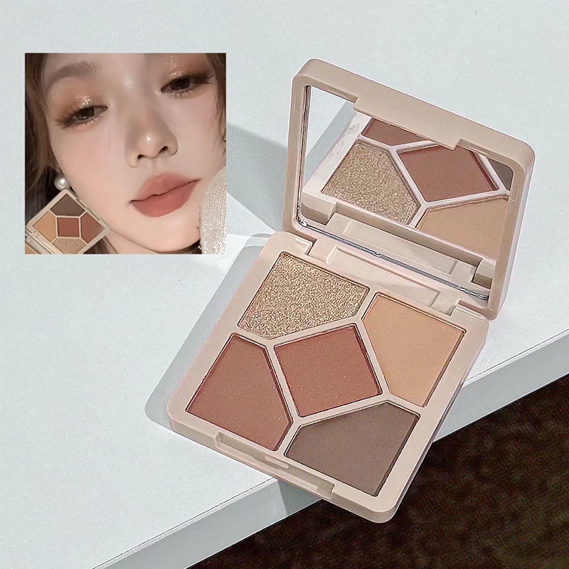 Coffret cadeau de maquillage avec nœud papillon, cœur limité, rouge à lèvres, poudre, fard à joues, fard à paupières, coffret cadeau de maquillage et collier, cadeaux pour femmes