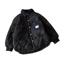 New Autumn Winter Baby Boys Clothes Children Long Sleeved Thick Warm Jacket Toddler Coat Infant Cotton Costume Kids Sportswear