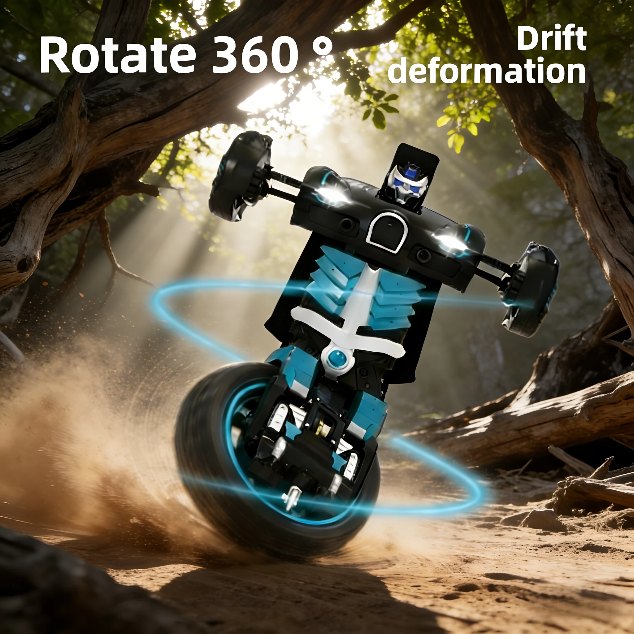 Voiture RC 2 en 1 SandShift – Robot Racer rechargeable |   Jouet du désert pour garçons et filles (à partir de 3 à 6, 8 ans)