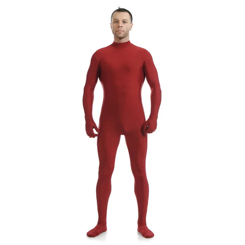 Men Spandex Zentai Second Skin Bodysuit Women Zentai Suit Custom Plus Size Tight Jumpsuit Full Body Suit Cosplay Costume