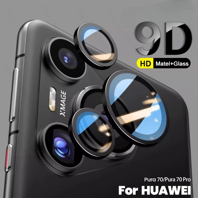 Metal Camera Ring Protector For Huawei Pura 70 Pro Aluminum Alloy Camera Lens Protector Cover Hauwei Pura70 Pura70Pro Lens Case