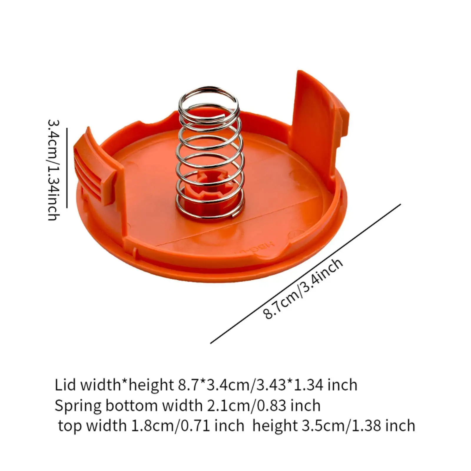 Peças do tampão do carretel do strimmer fácil de instalar utilitário RC-100-p para manutenção black & decker jardinagem alimentação automática comedor de ervas daninhas jardineiro