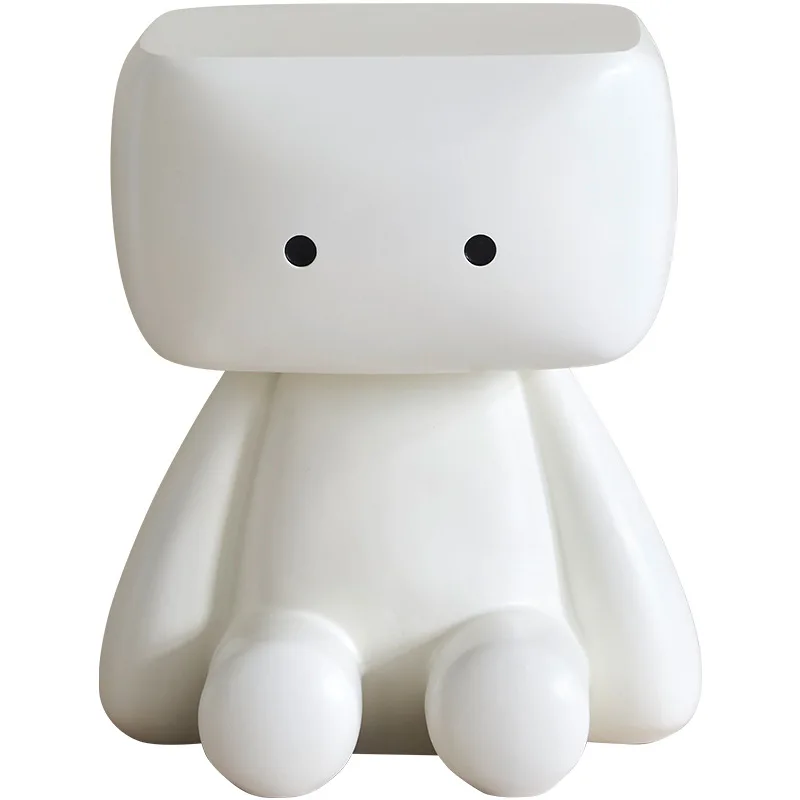 Creative and Cute Shoe Changing Stool Entry Porch Resin Stool Heals Emotion Home Practical Edge Few Soft Decoration Ornament