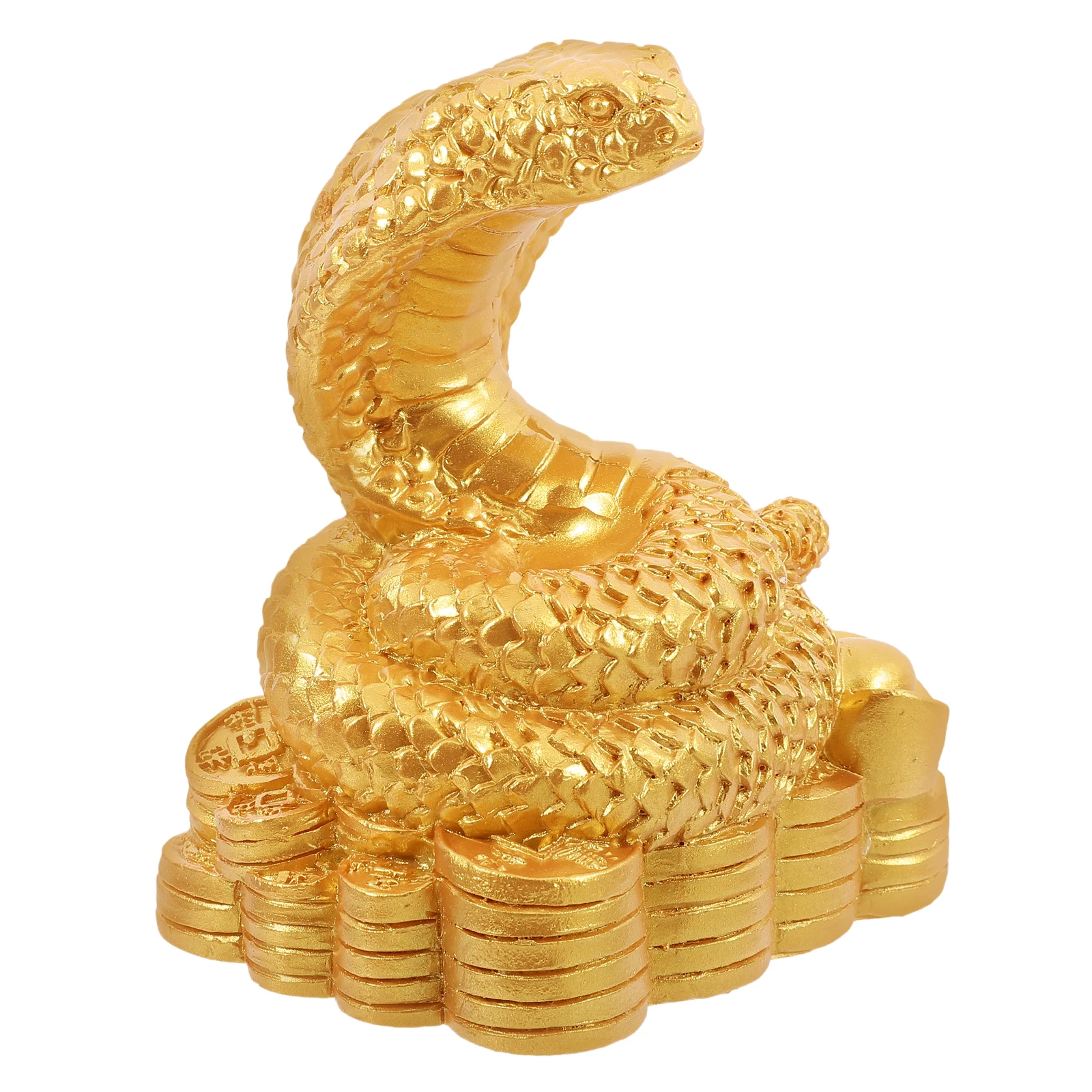 

Snake Figurine Decor Desktop Statue Miniature Home Porch Lucky Animal Resin Crafts Decor Desktop Snake Statues Decoration